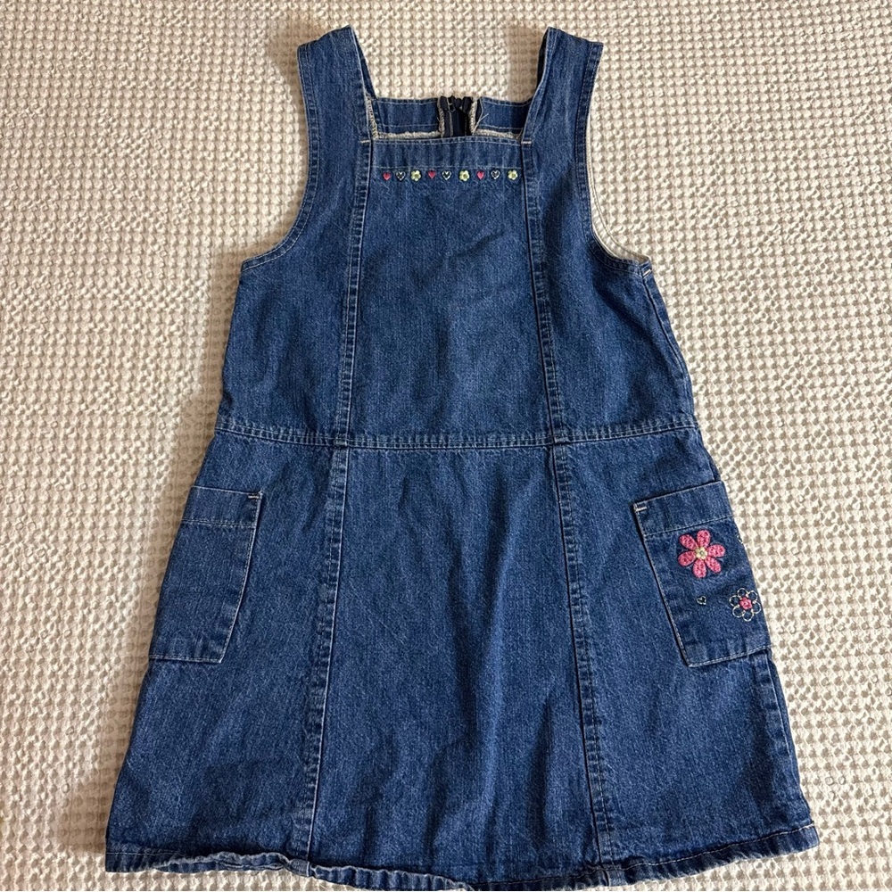 Y2K Embroidered Denim Dress
